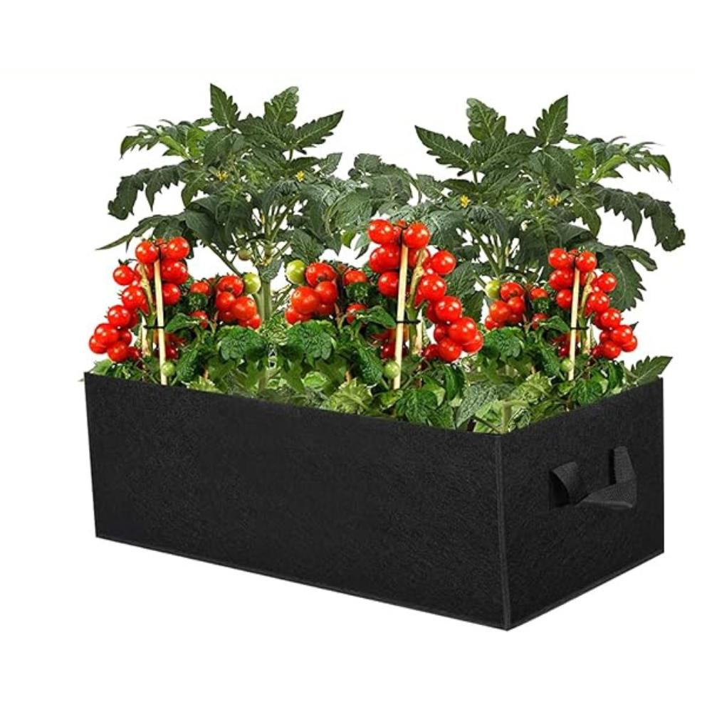GreenGrow 10 Gallon Rectangle Plant Grow Bags - 3 Pack