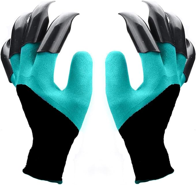 Garden Gloves with Claws for Planting