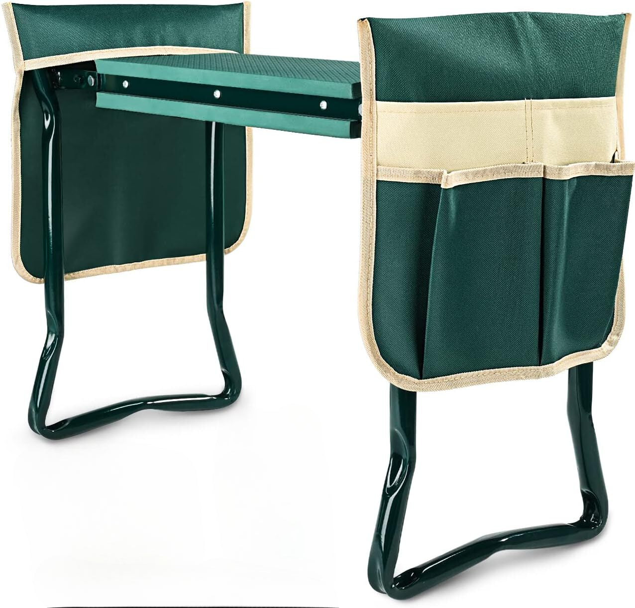Garden Kneeler and Seat With 2 Tool Pouches